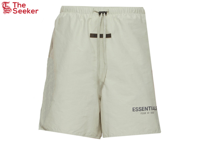 Fear of God Essentials SSENSE Exclusive Volley Shorts Concrete