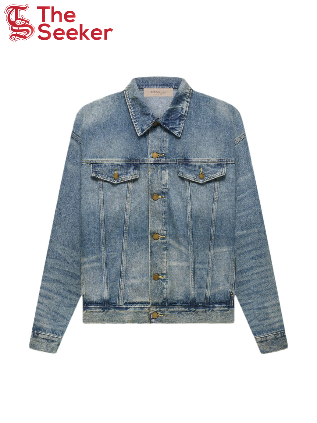 Fear of God Essentials Trucker Jacket Indigo