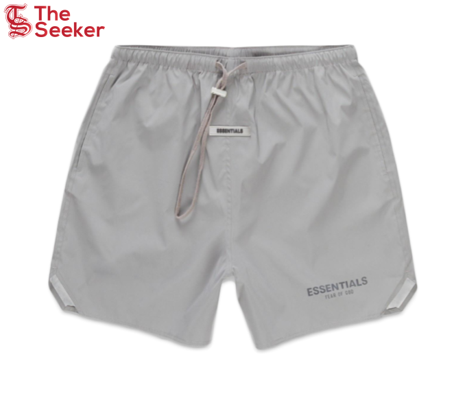 Fear of God Essentials Volley Shorts Silver Reflective