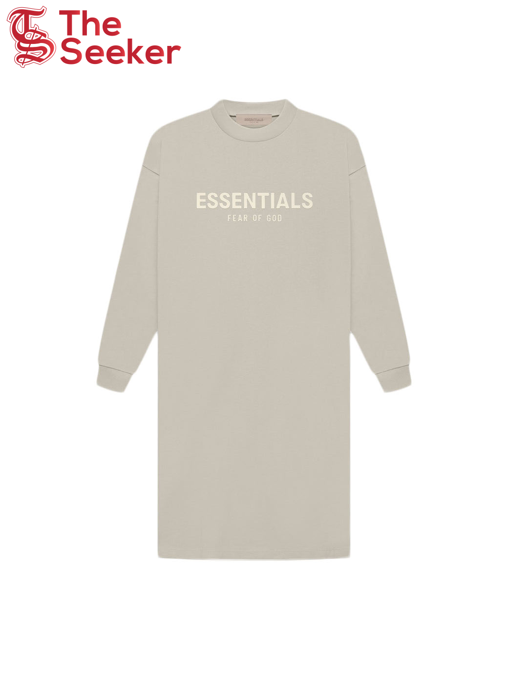 Fear of God Essentials Women's L/S T-shirt Dress Smoke