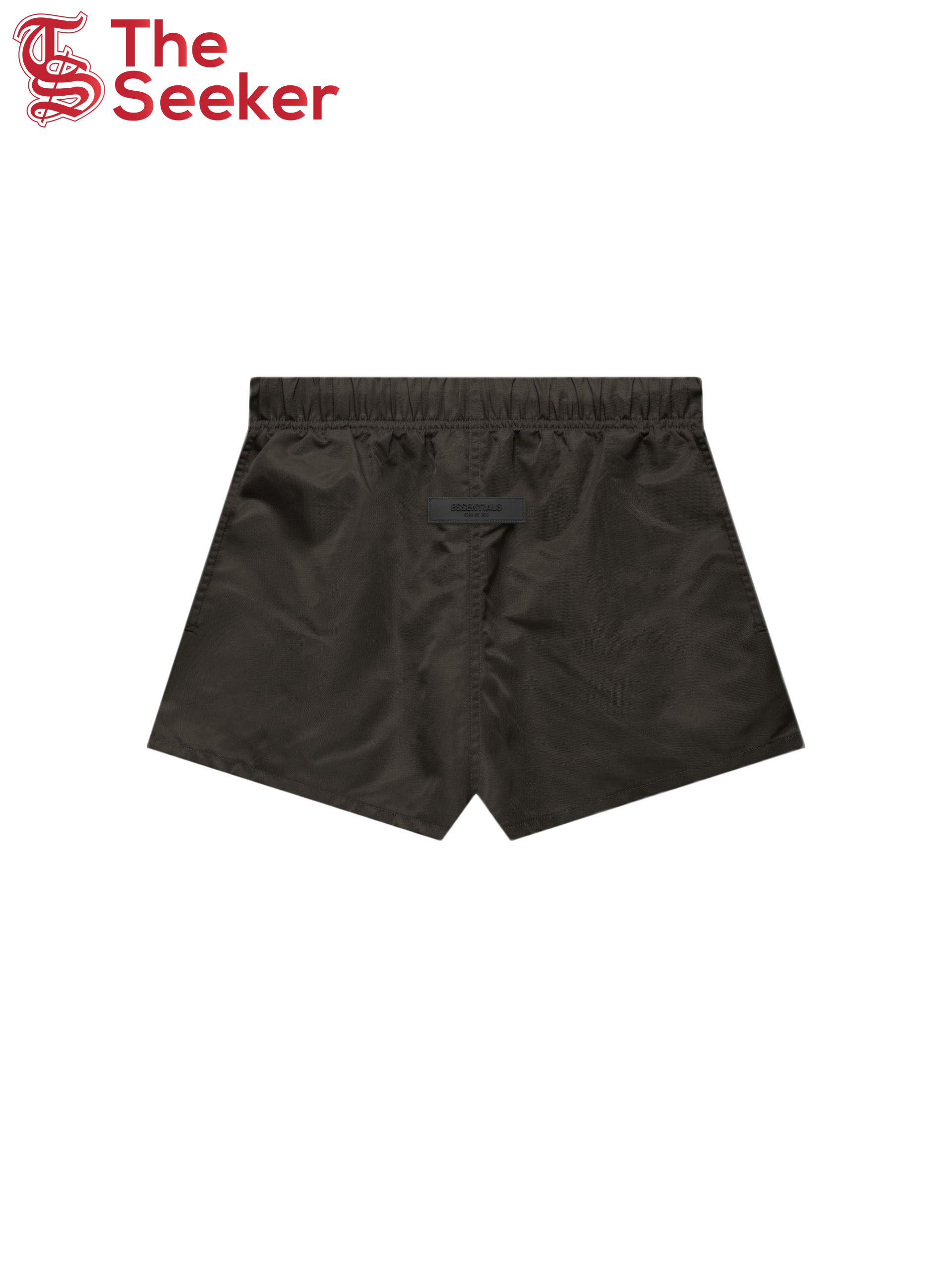 Fear of God Essentials Women's Nylon Running Shorts Off Black