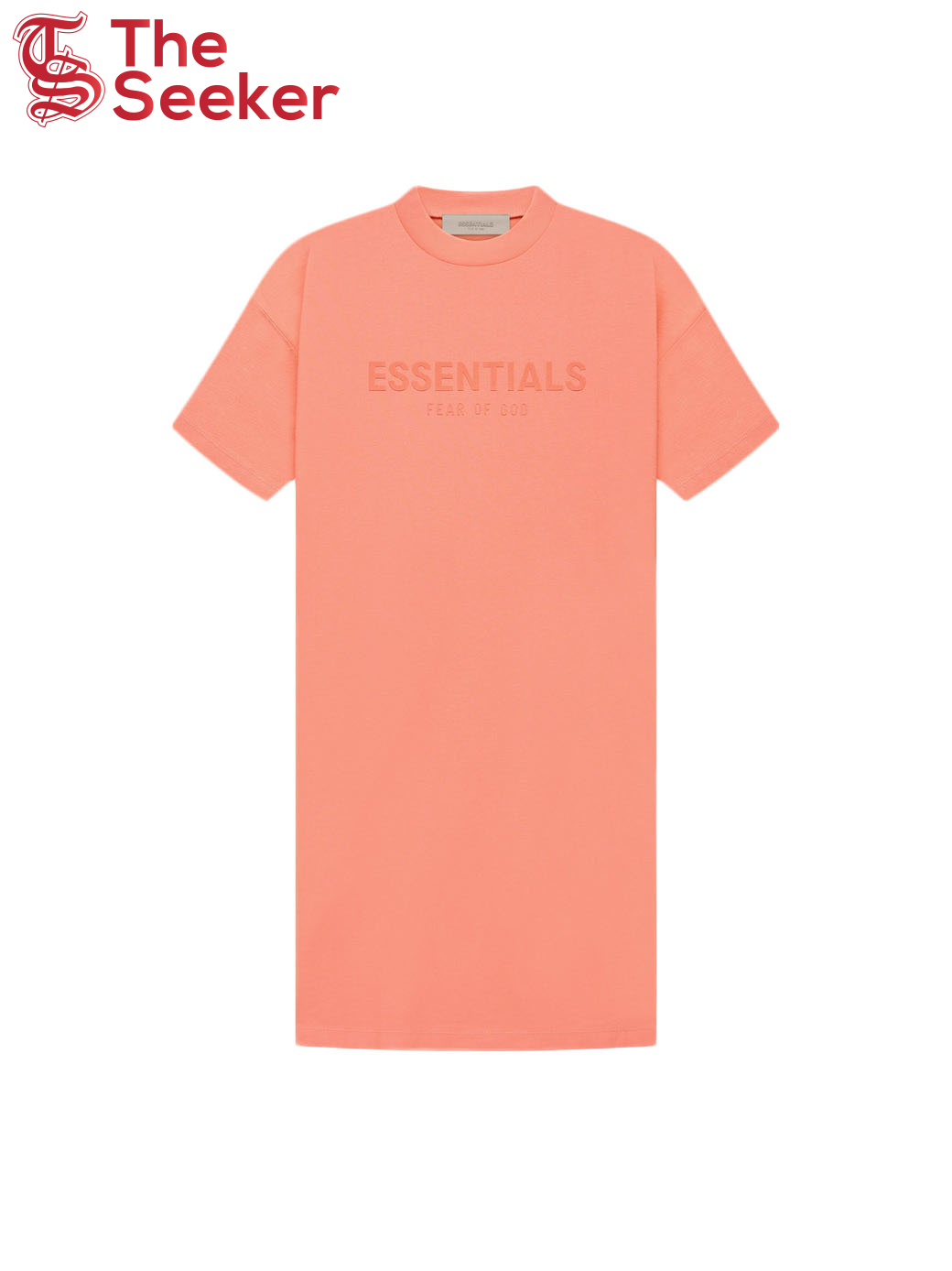 Fear of God Essentials Women's T-shirt Dress Coral