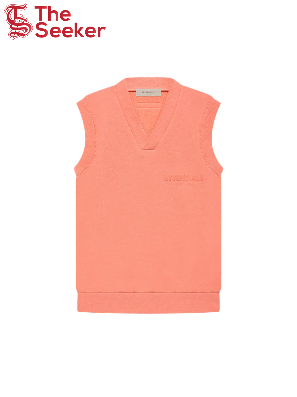 Fear of God Essentials Women's V Neck Vest Coral