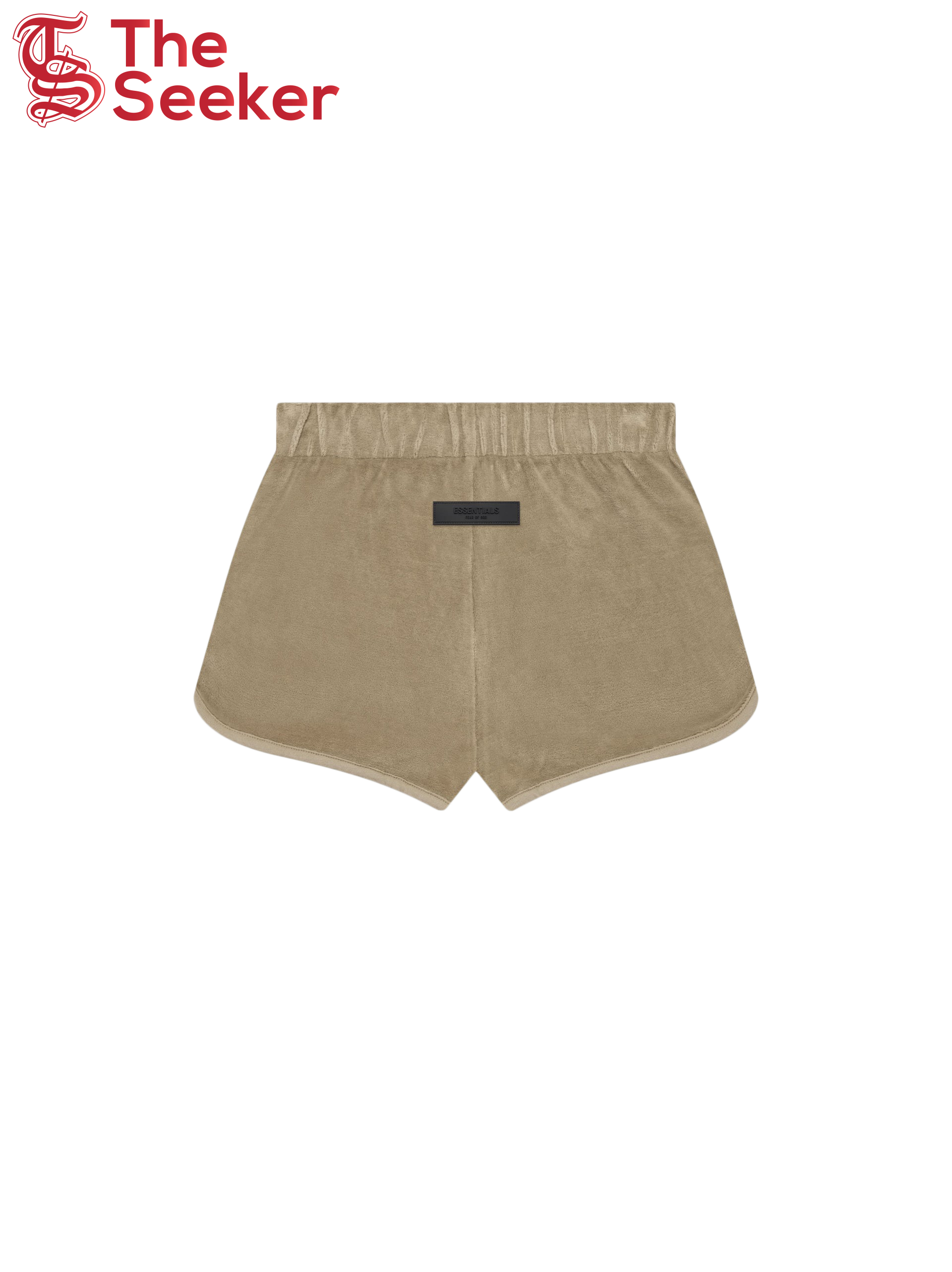 Fear of God Essentials Women's Velour Beach Short Oak