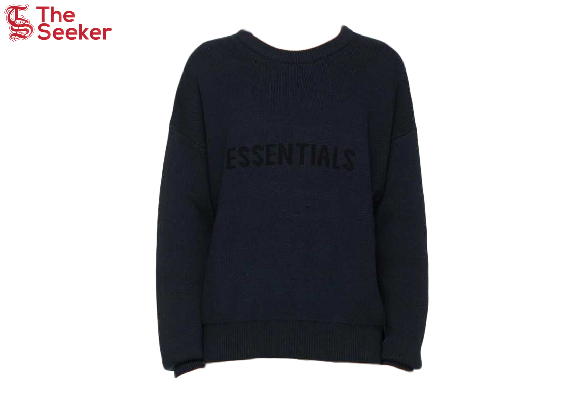 Fear of God Essentials x SSENSE Knit Sweater Dark Navy