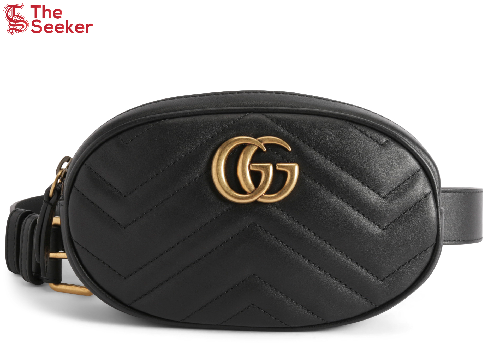 Gucci GG Marmont Belt Bag Matelasse Black