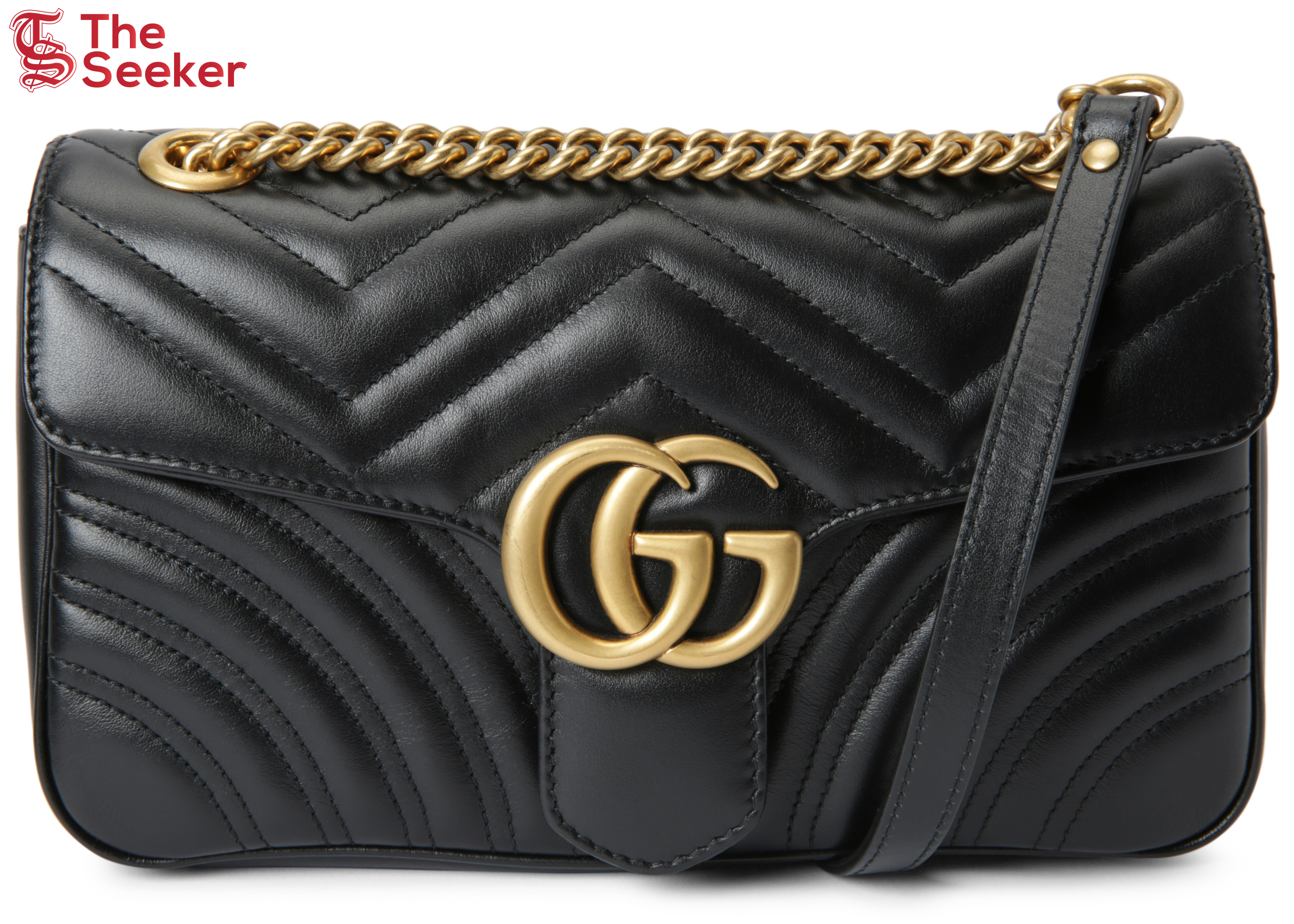 Gucci GG Marmont Small Matelasse Bag Black