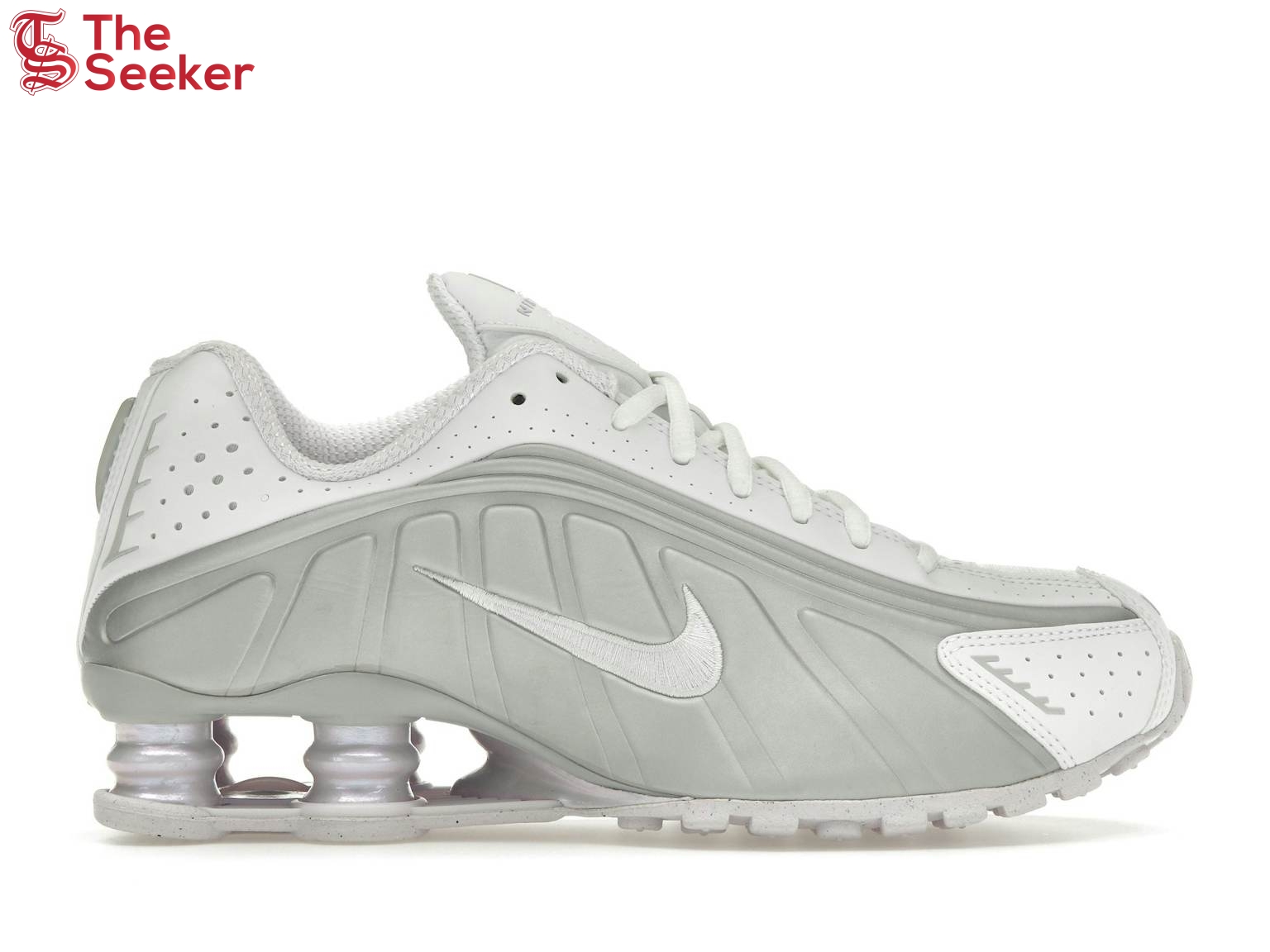 Nike-Shox-R4-White-Metallic-Platinum-Barely-Grape-(Women's)-HF5076-100