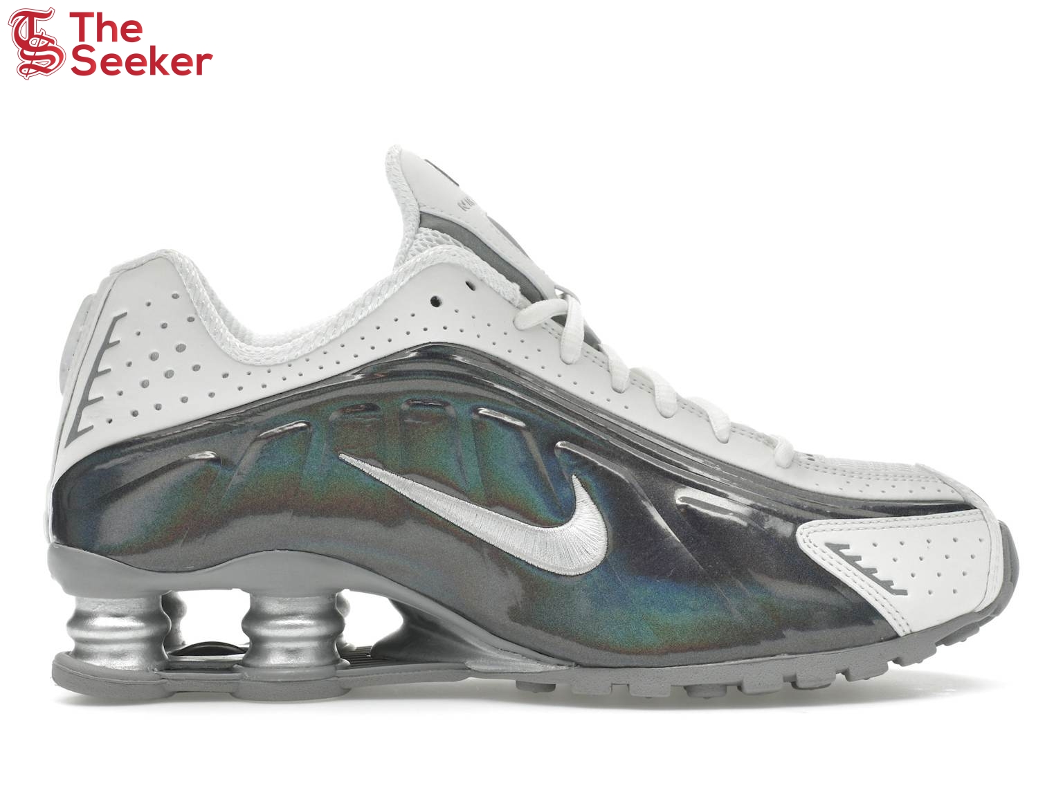 Nike-Shox-R4-White-Iridescent-(Women's)-IB7703-100