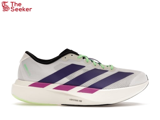 adidas-Adizero-Evo-SL-White-Purple-Lime-Burst-JS4495