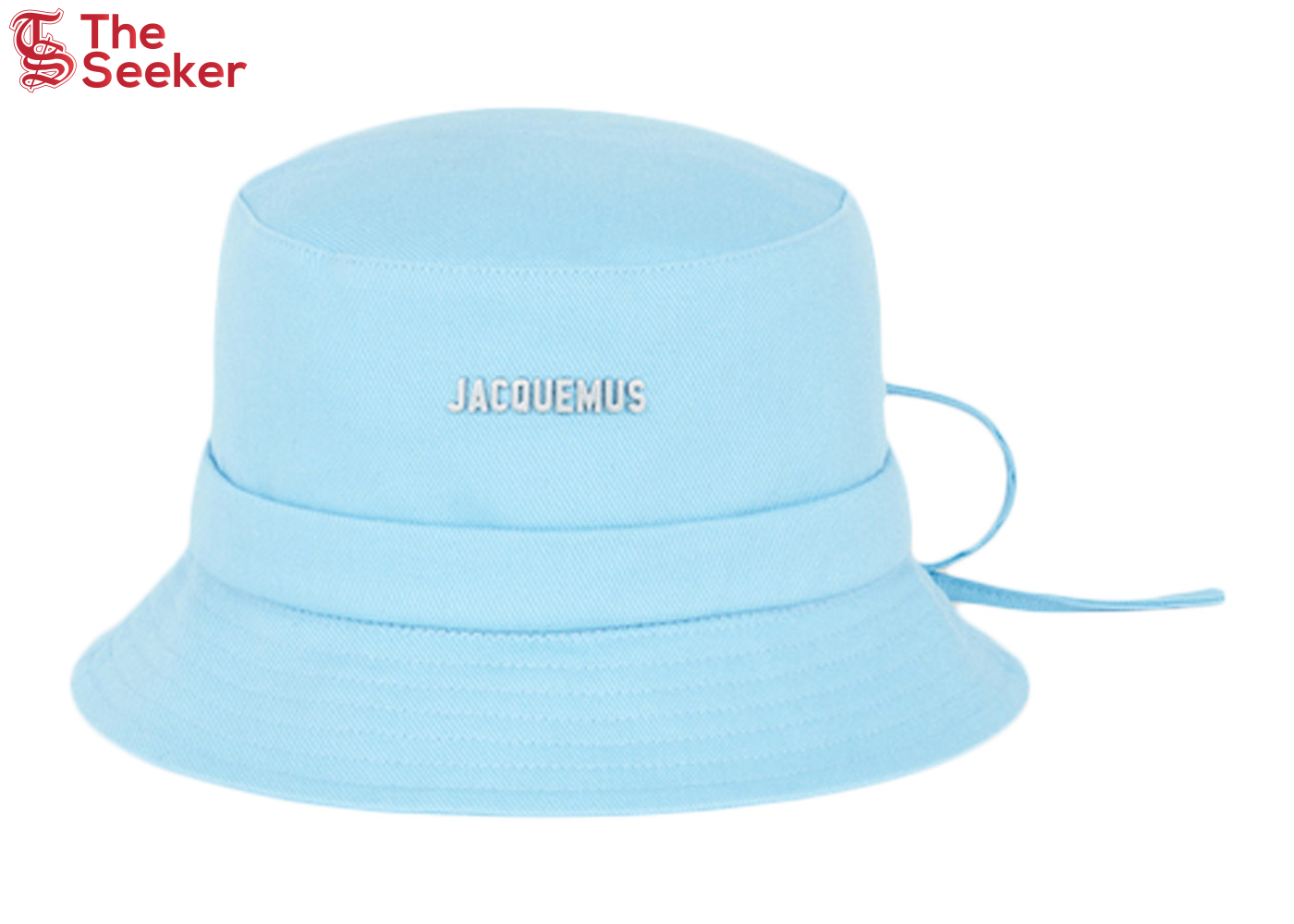 Jacquemus Le Bob Gadjo Bow Knotted Bucket Hat Blue