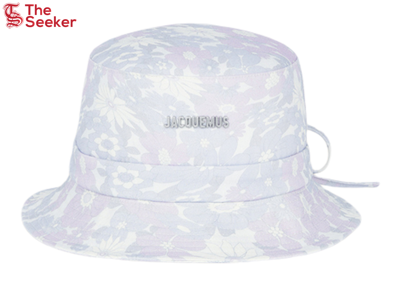 Jacquemus Le Bob Gadjo Bow Knotted Bucket Hat Print Faded Flowers