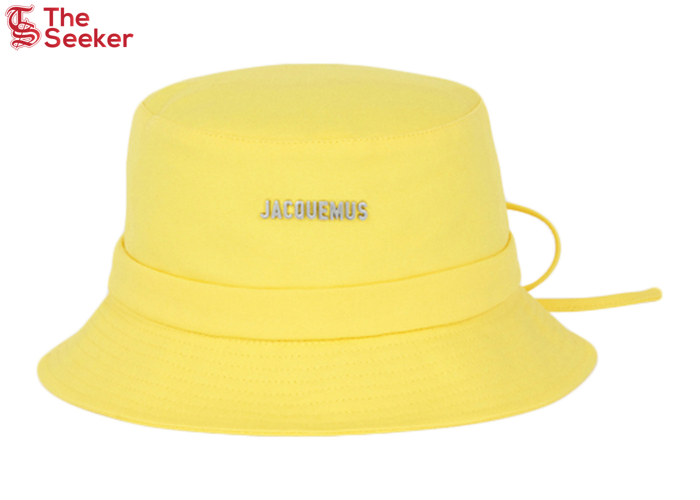 Jacquemus Le Bob Gadjo Bow Knotted Bucket Hat Yellow