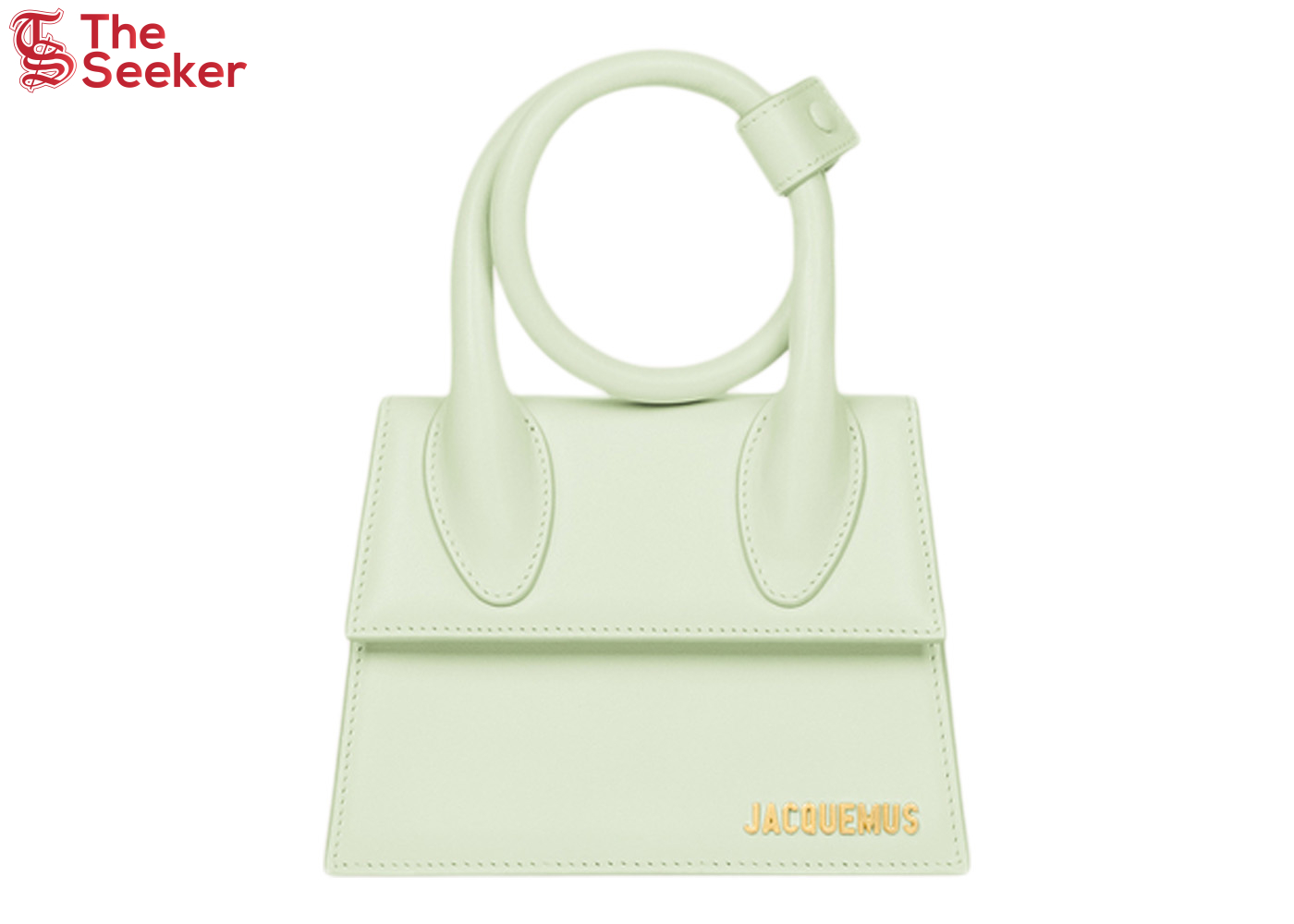 Jacquemus Le Chiquito Noeud Coiled Handbag Light Green