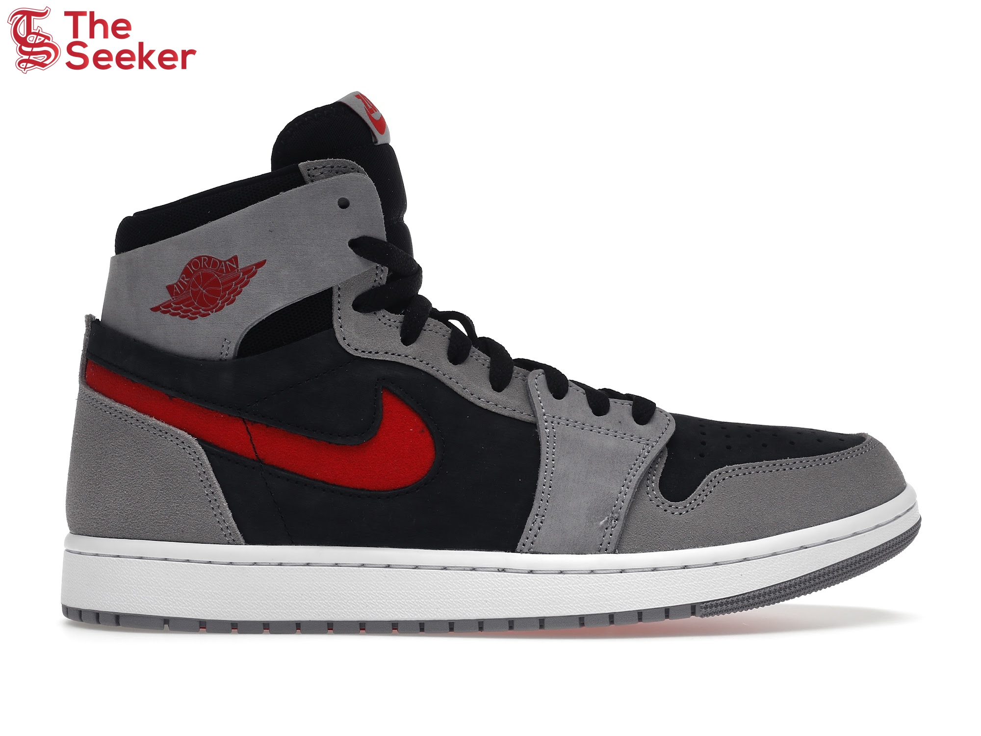 Jordan 1 High Zoom Air CMFT 2 Black Fire Red Cement