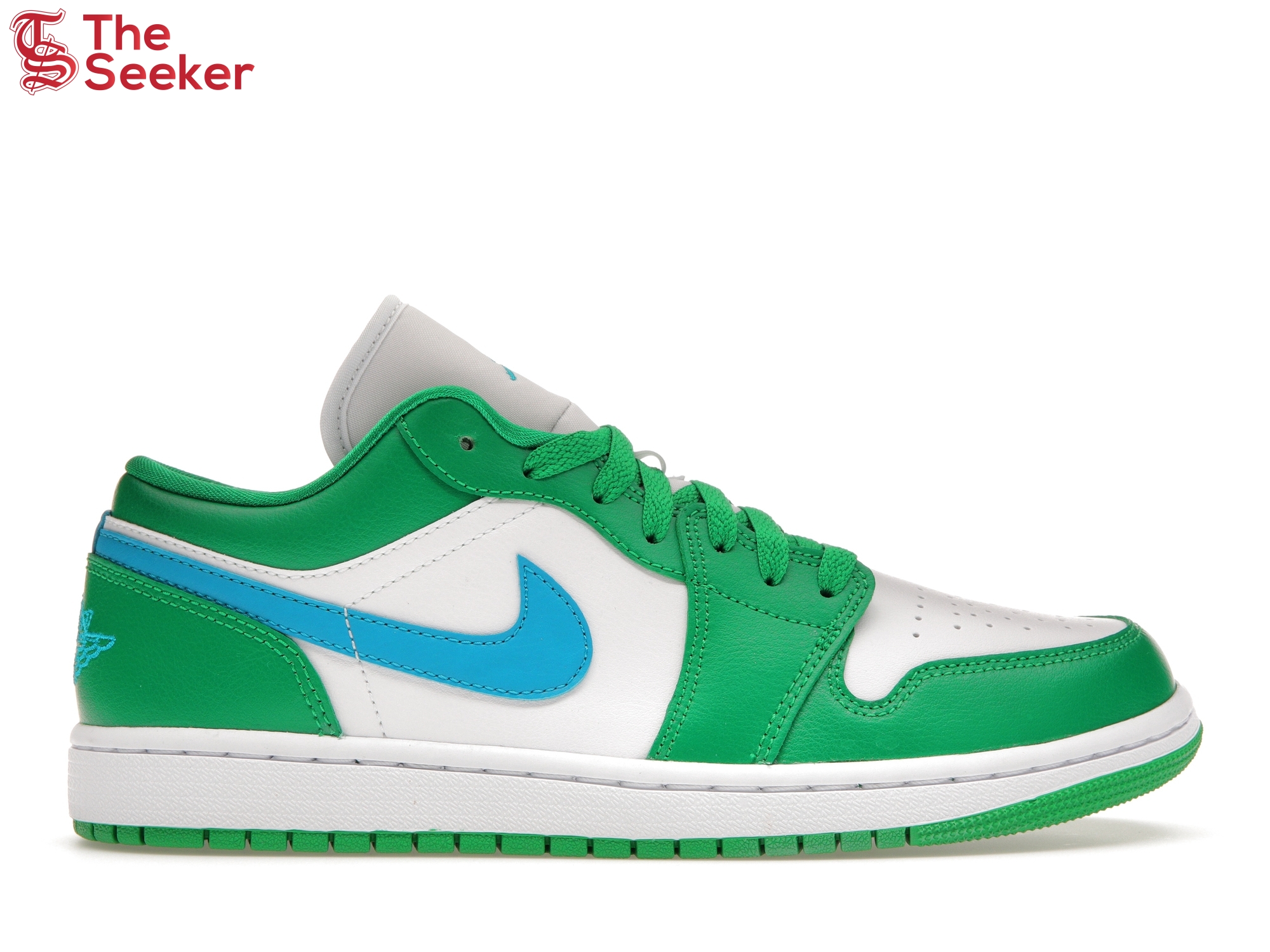 Jordan 1 Low Lucky Green Aquatone (Women's)