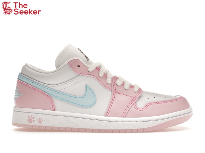 Jordan 1 Low SE Paw Print Pink Foam (Women's)