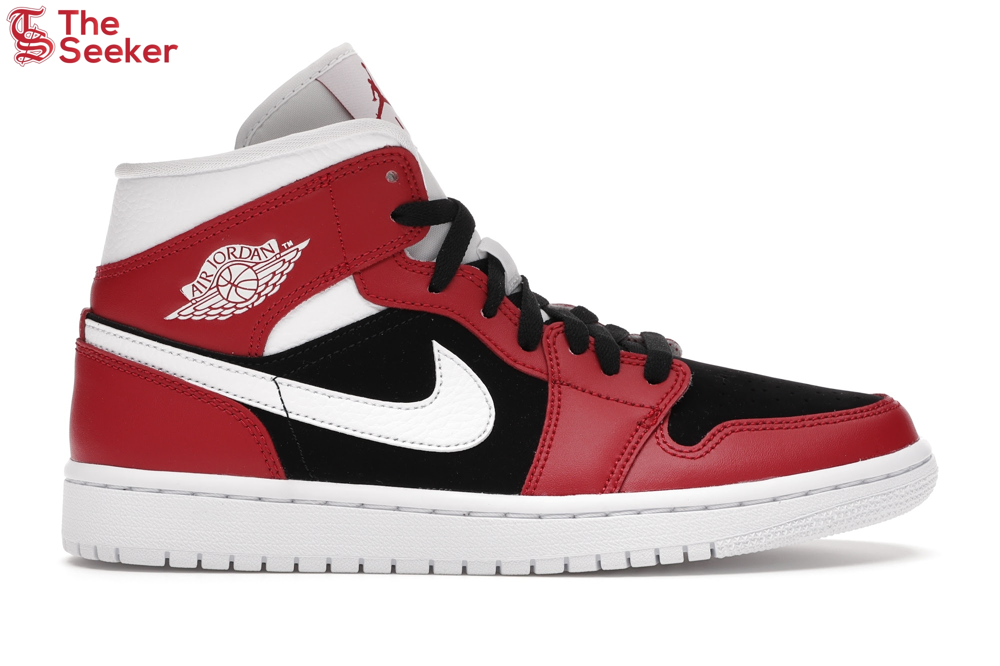 Jordan 1 Mid Gym Red Black (Women's)