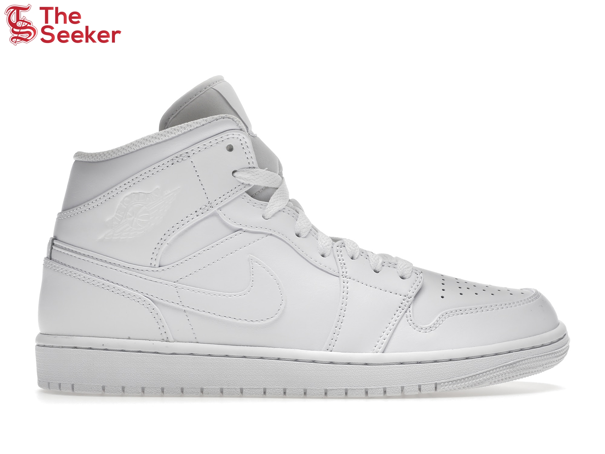 Jordan 1 Mid Triple White (2022)