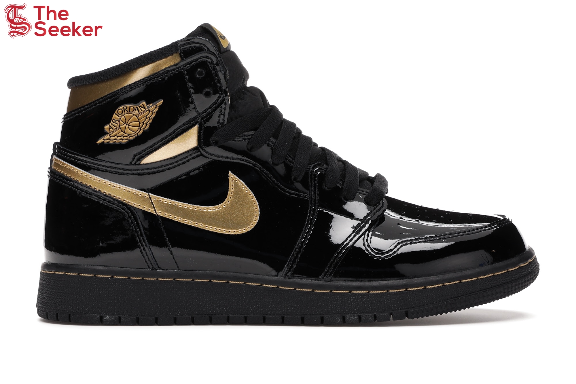 Jordan 1 Retro High Black Metallic Gold (2020) (GS)