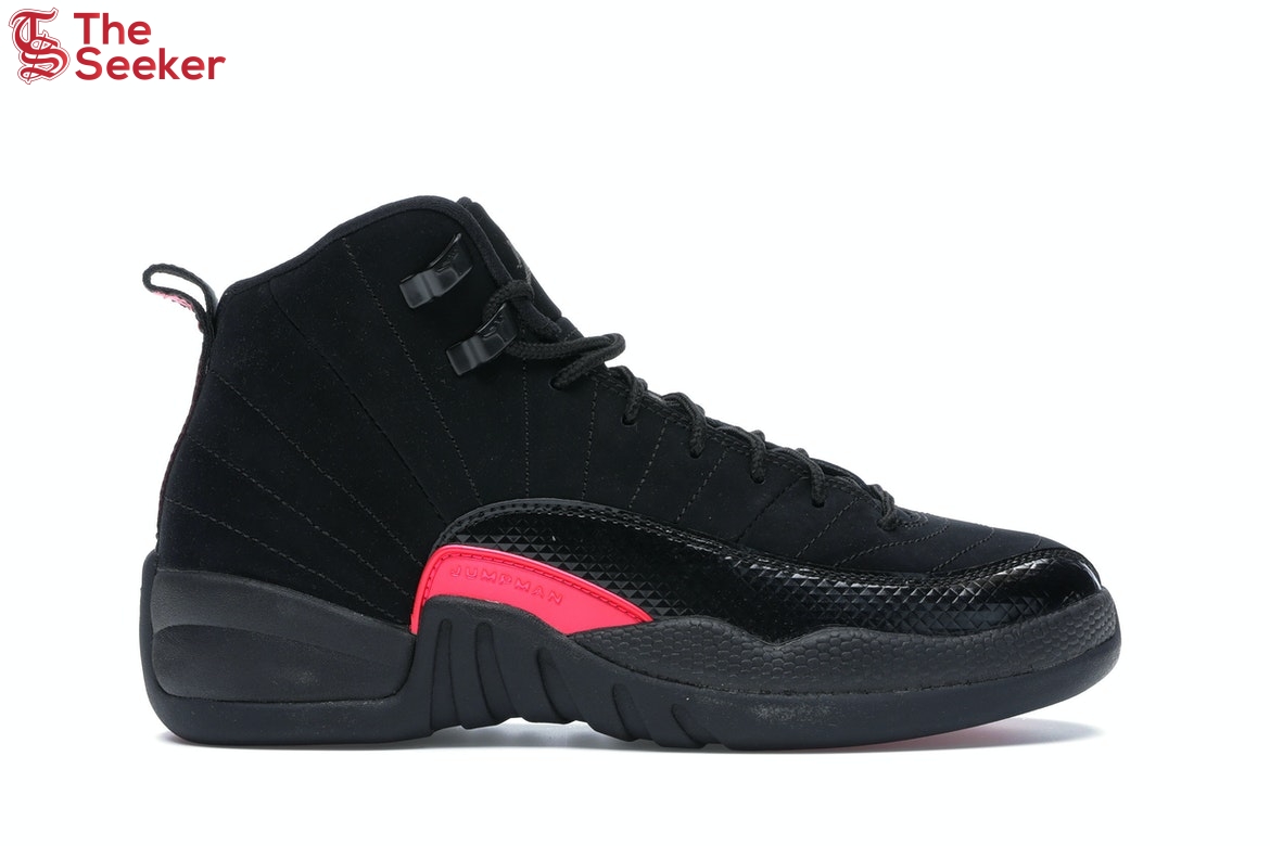 Jordan 12 Retro Black Rush Pink (GS)