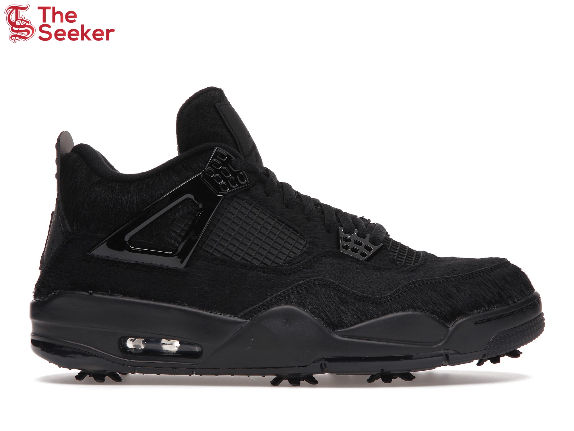 Jordan 4 Retro Golf Black Cat Pony Hair