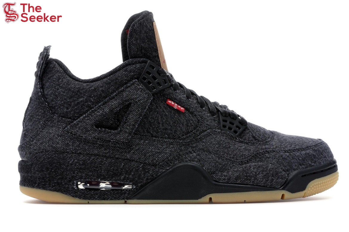 Jordan 4 Retro Levi's Black (Levi's Tag)