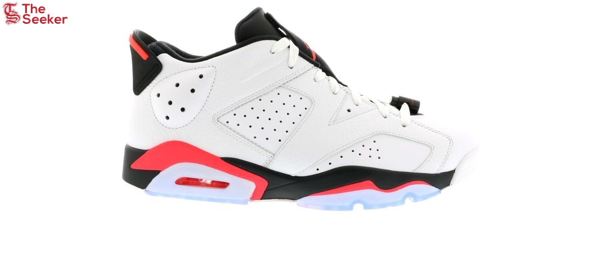 Jordan 6 Retro Low Infrared White