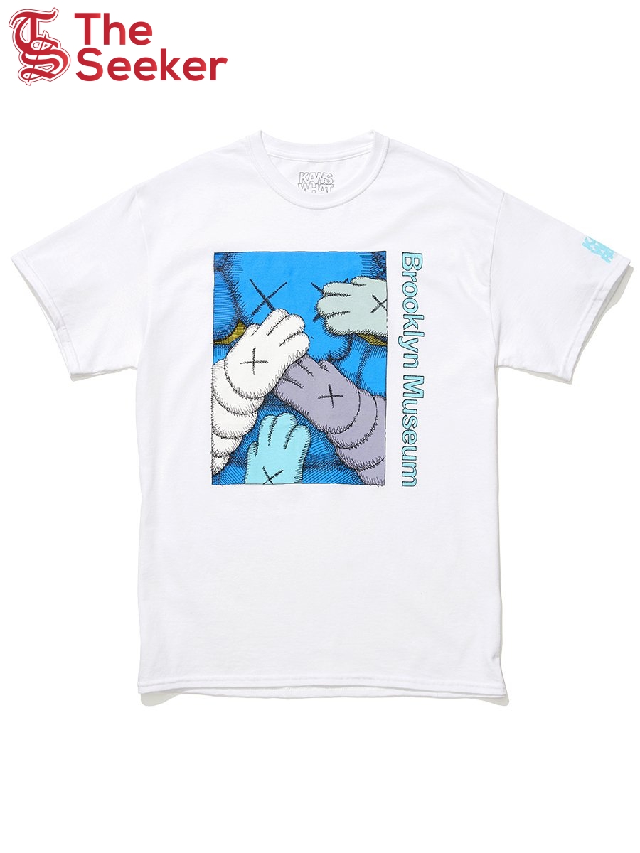 KAWS Brooklyn Museum URGE T-shirt White/Cyan