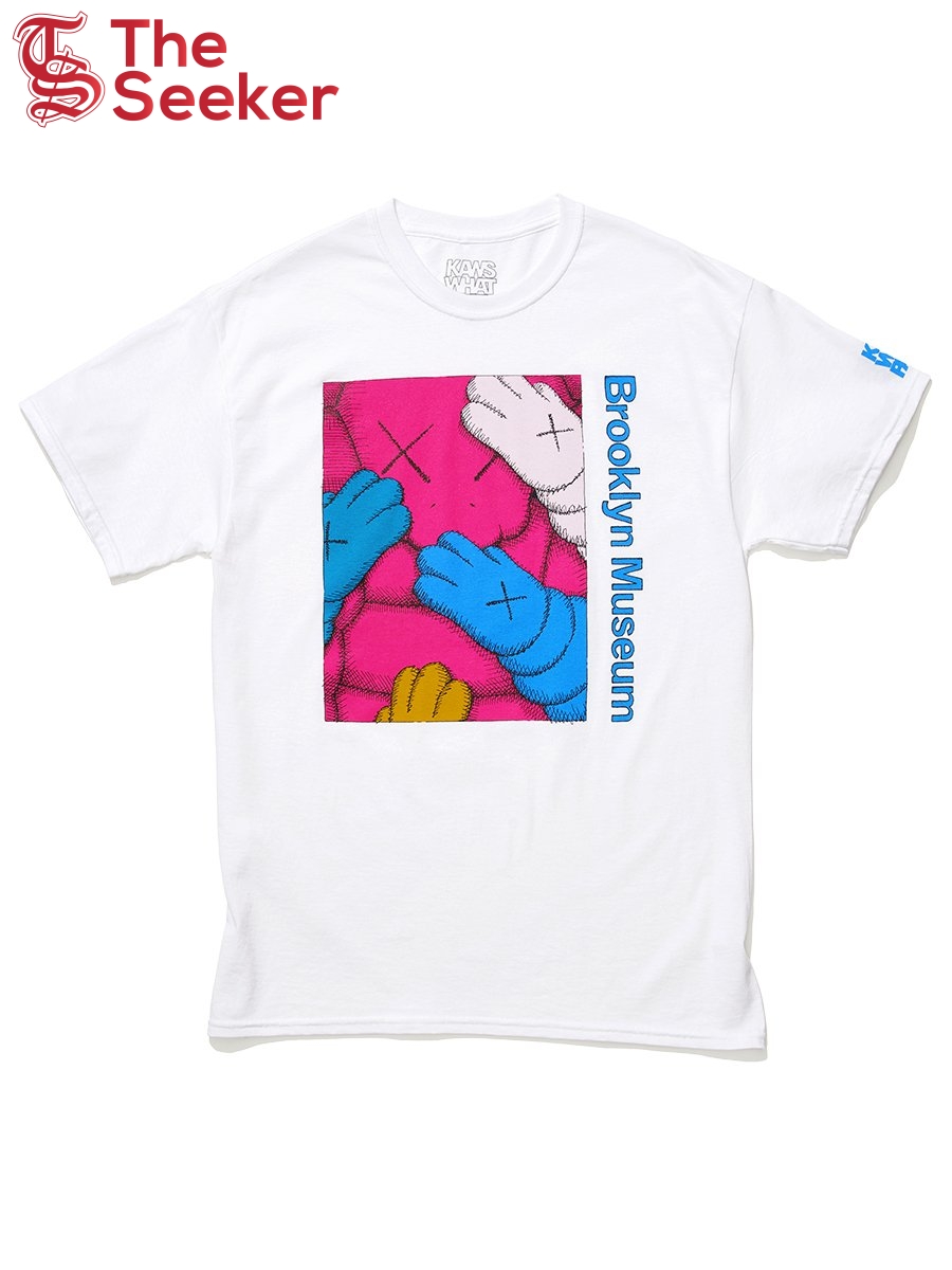 KAWS Brooklyn Museum URGE T-shirt White/Magenta