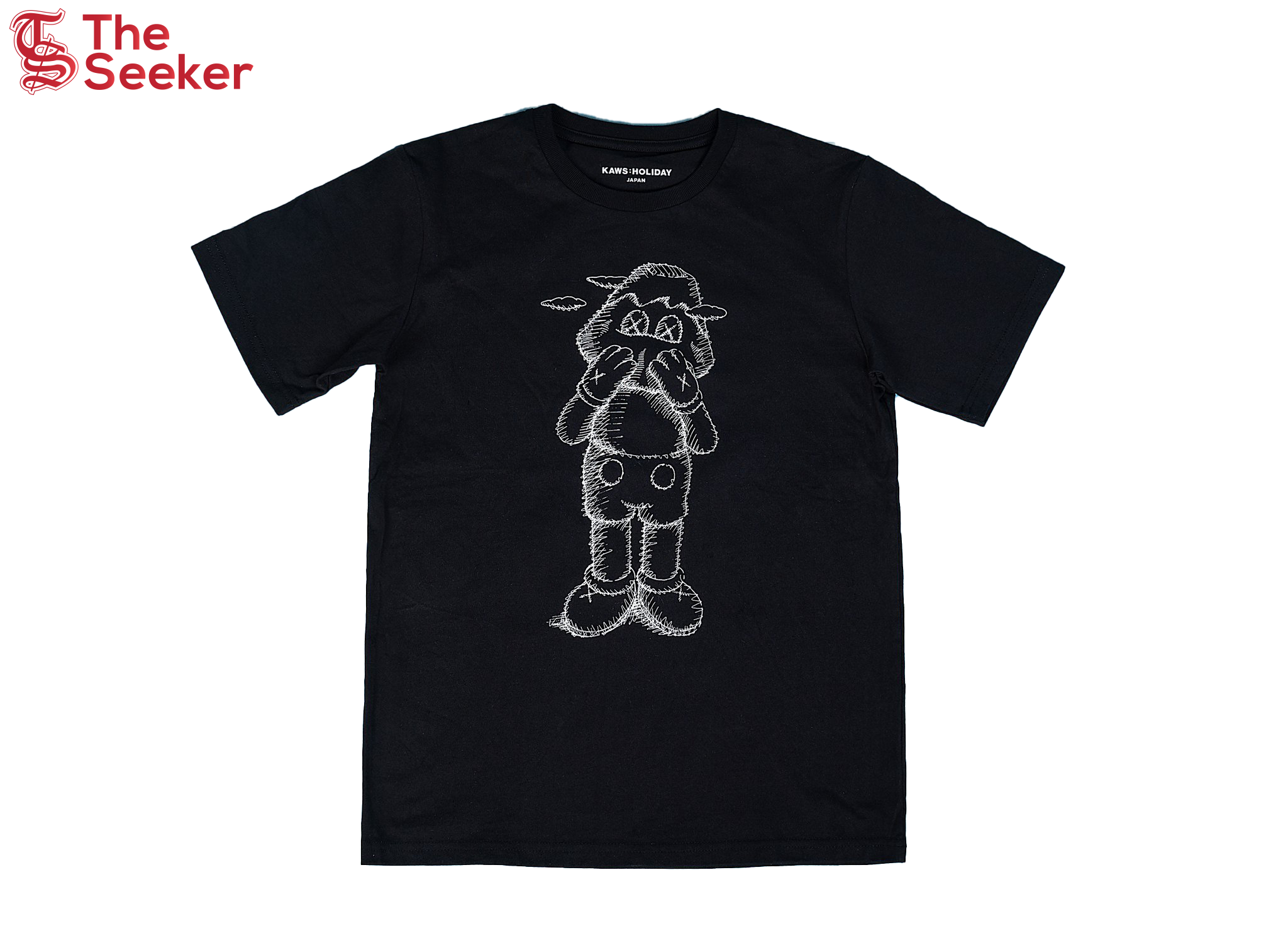 KAWS HOLIDAY JAPAN Sketch T-Shirt Black