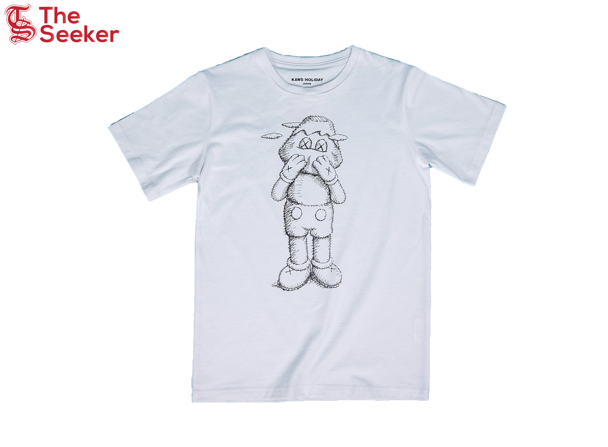 KAWS HOLIDAY JAPAN Sketch T-Shirt White