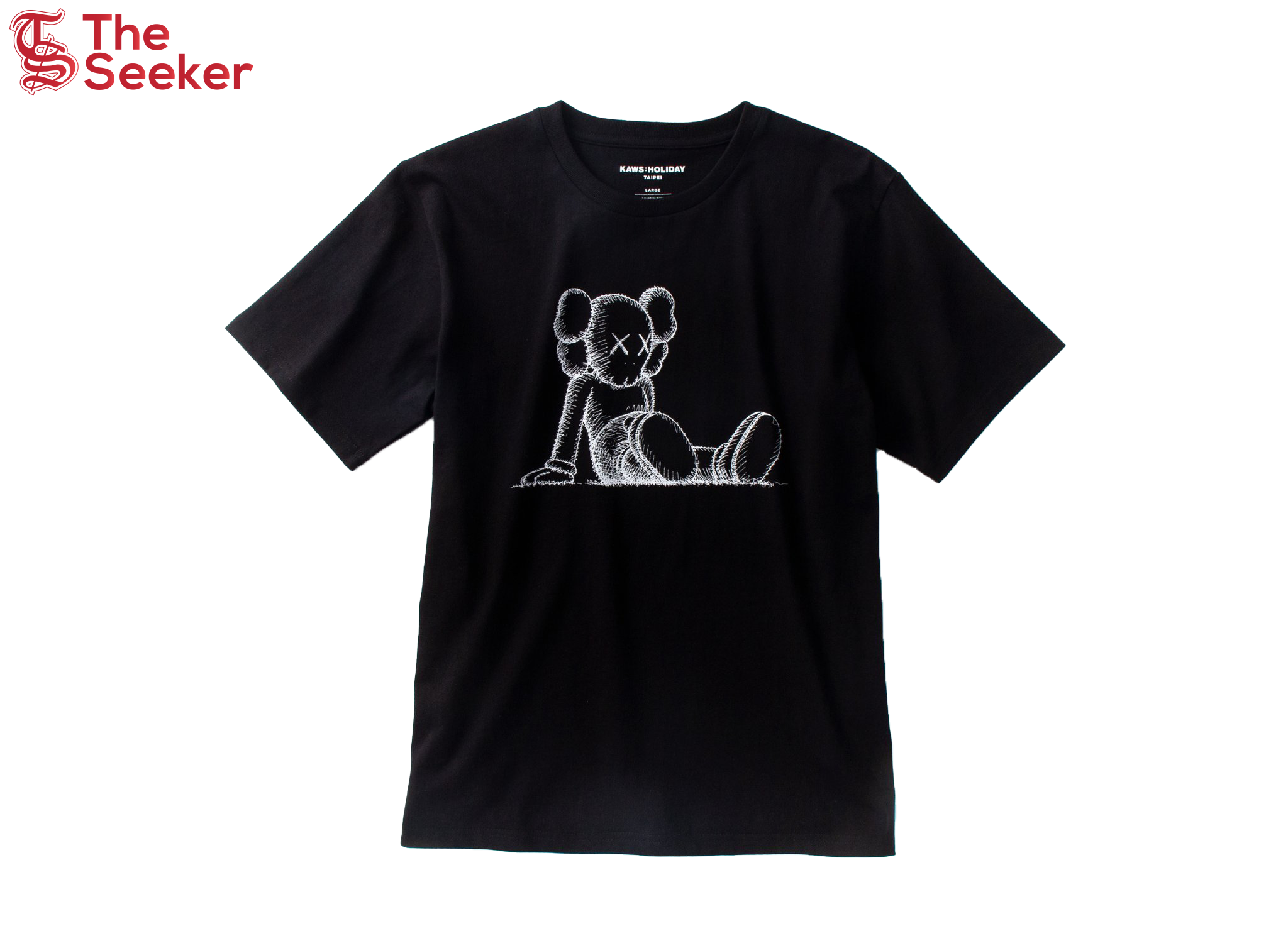 KAWS Holiday Limited Companion T-Shirt Black