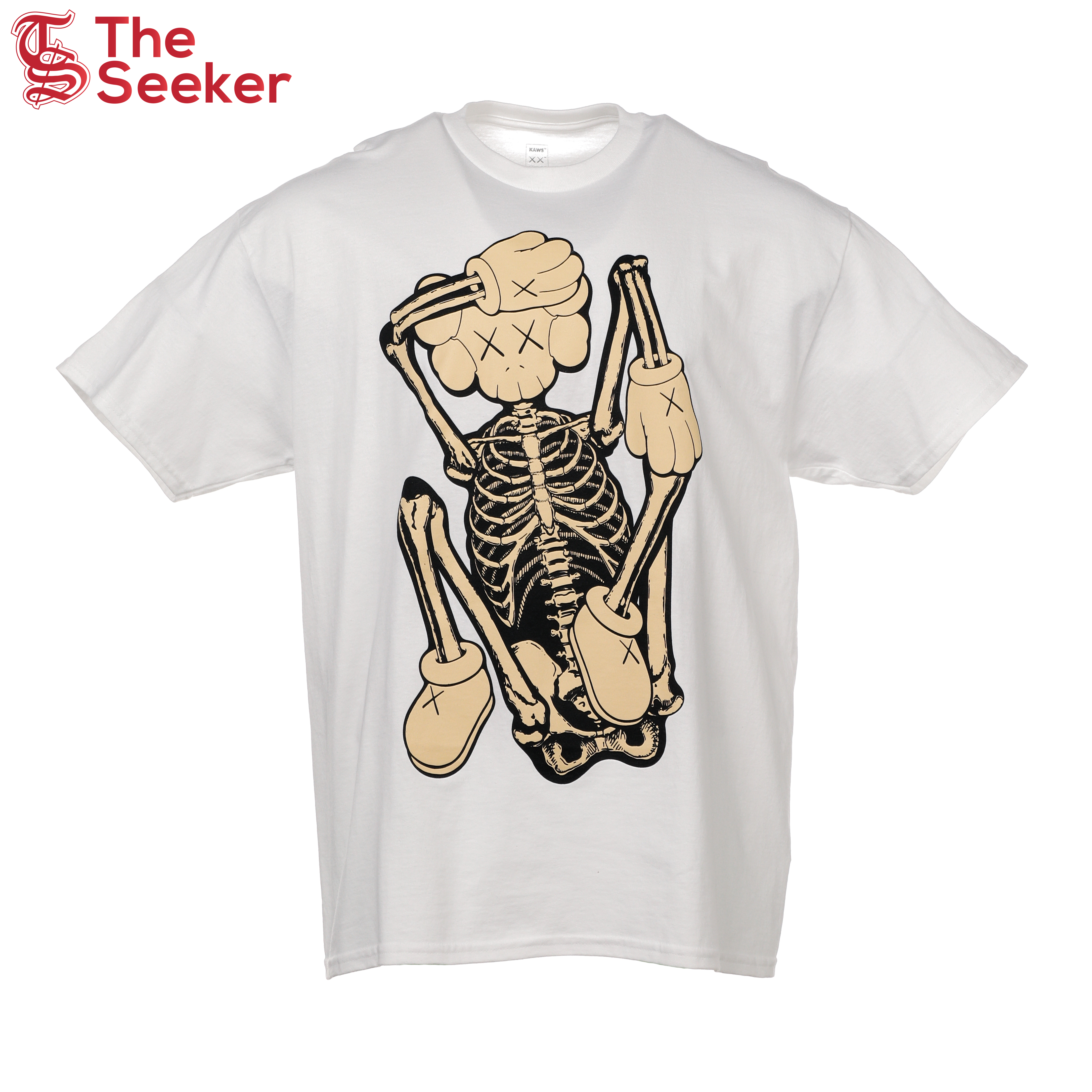 KAWS SKELETON NEW FICTION T-shirt Bone