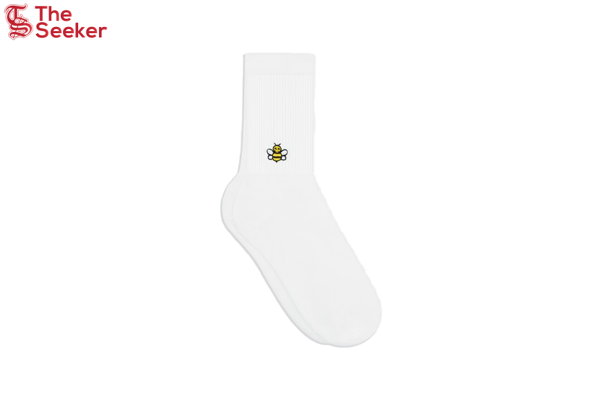 KAWS x Dior Bee Socks White