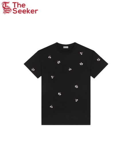 KAWS x Dior Embroidered Bee T-Shirt Black