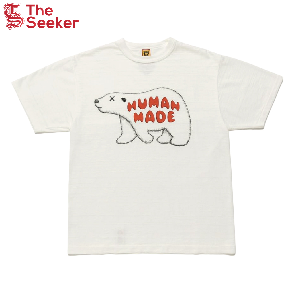 KAWS x Human Made #7 Tee White