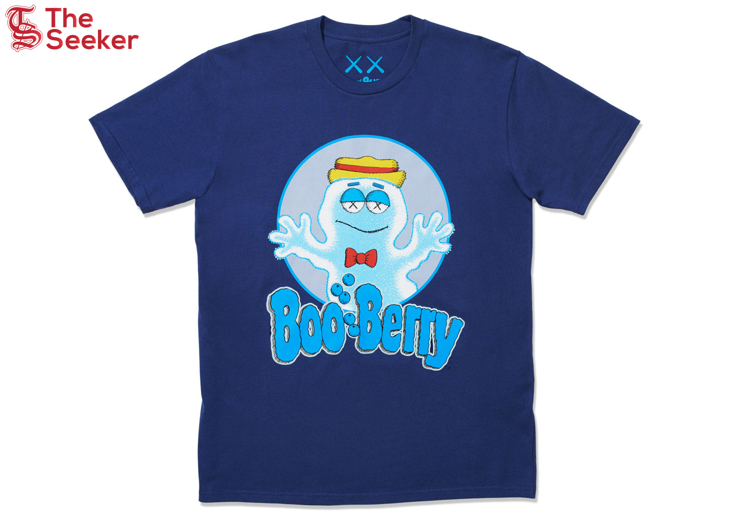 KAWS x Monsters Boo Berry T-shirt Blue