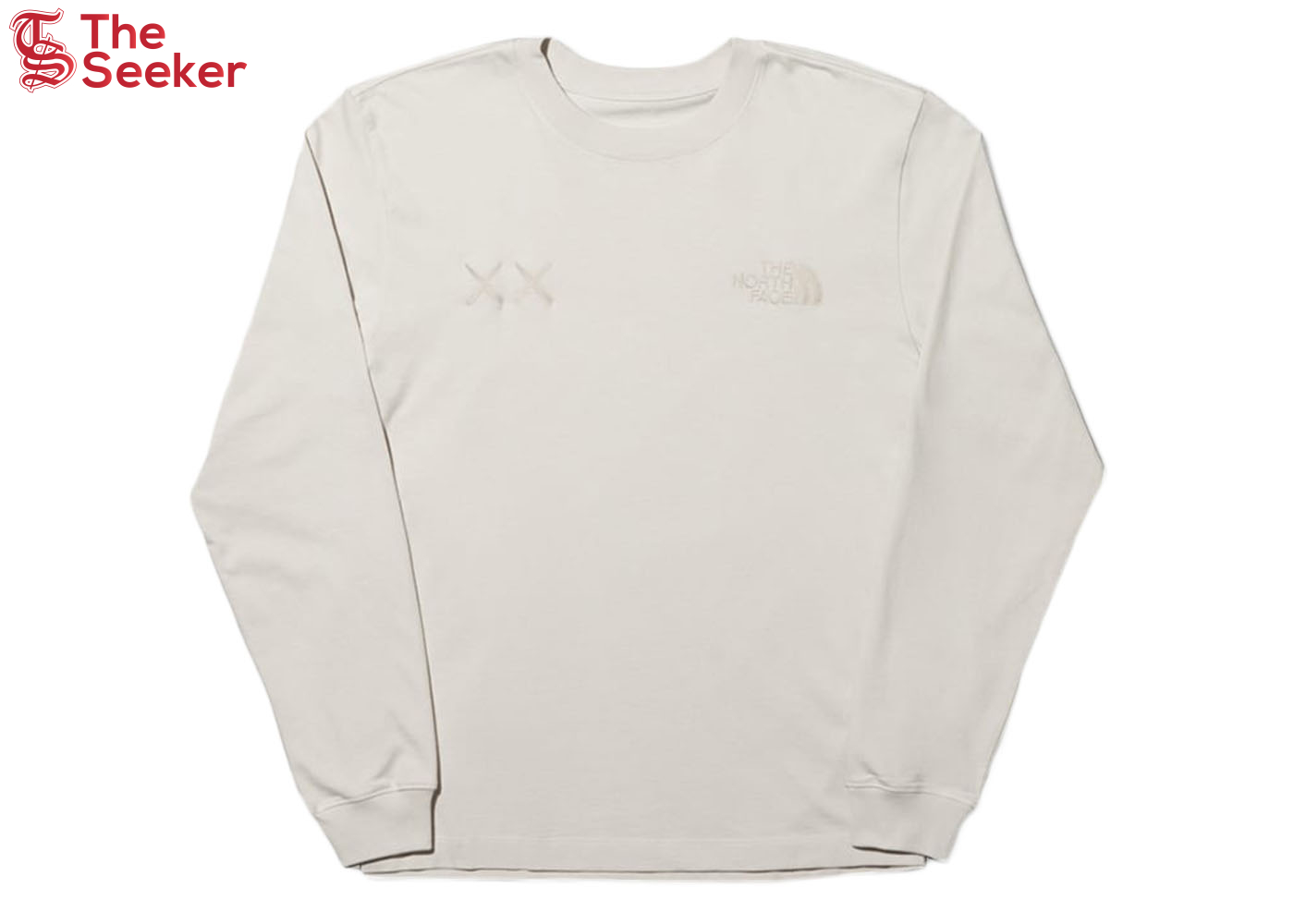 KAWS x The North Face L/S T-shirt Moonlight Ivory