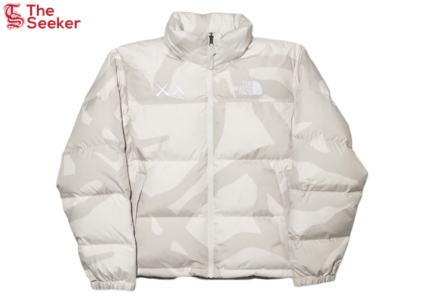 KAWS x The North Face Retro 1996 Nuptse Jacket Moonlight Ivory