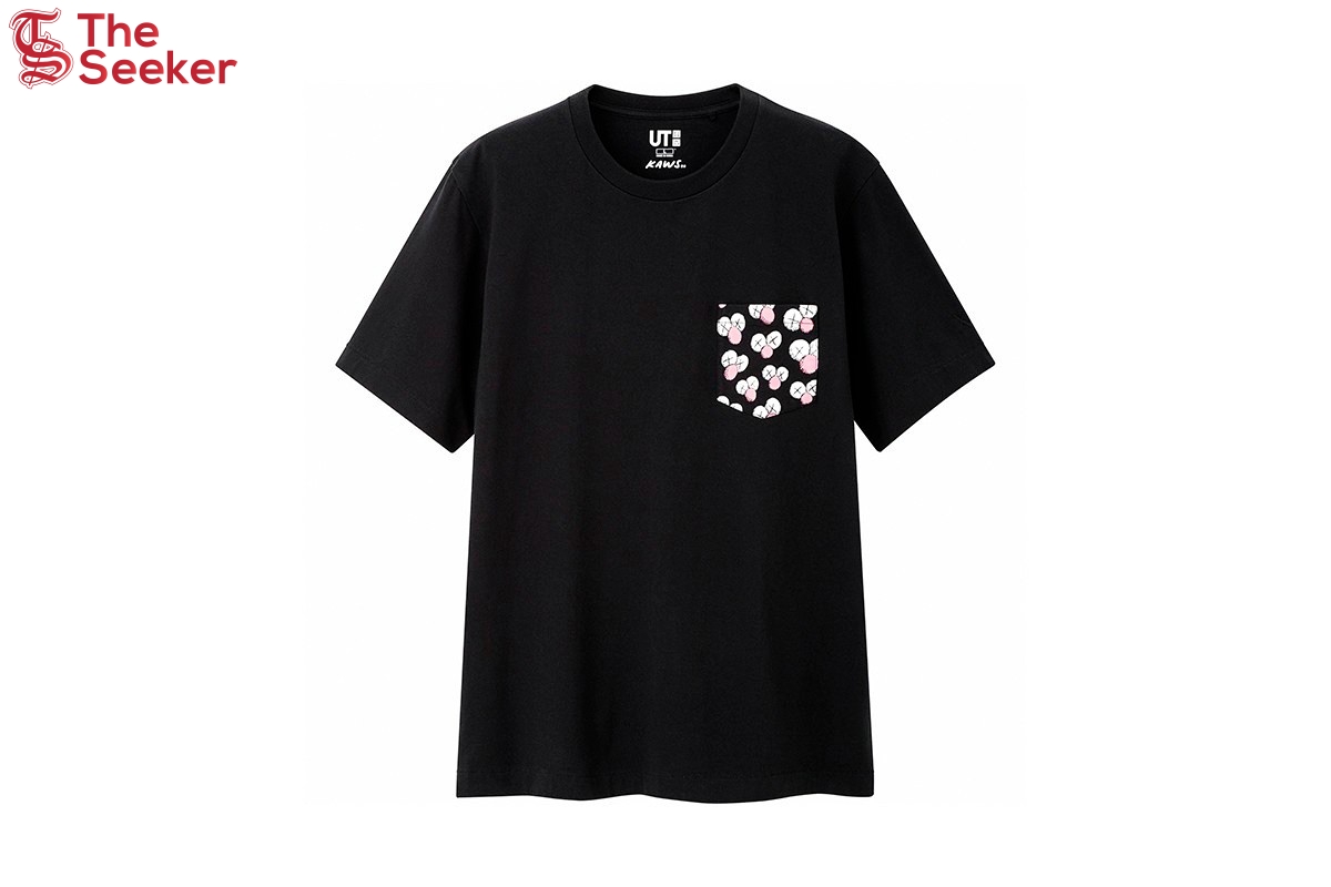 KAWS x Uniqlo BFF Pocket Tee (US Sizing) Black