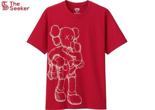 KAWS x Uniqlo Clean Slate Tee (Asia Sizing) Red