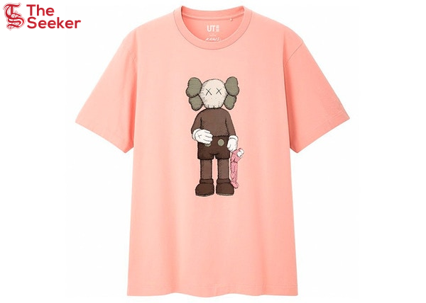 KAWS x Uniqlo Companion Tee (Japanese Sizing) Pink