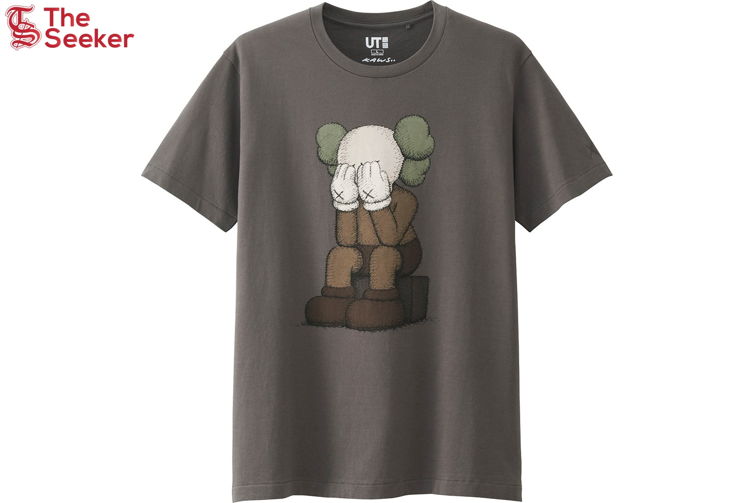 KAWS x Uniqlo Passing Through Tee Brown