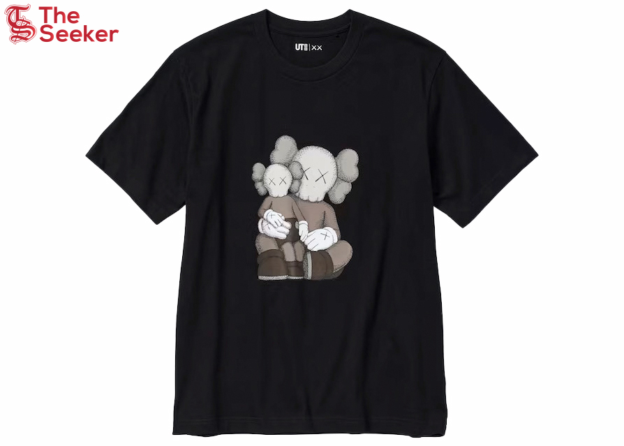 KAWS x Uniqlo UT Short Sleeve Graphic T-shirt (Asia Sizing) Black