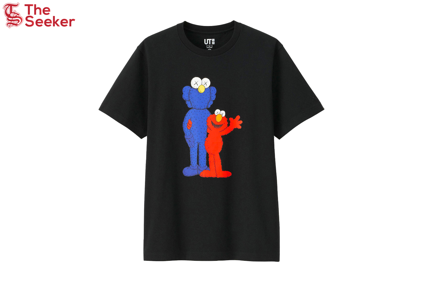 KAWS x Uniqlo x Sesame Street BFF Elmo Tee Black