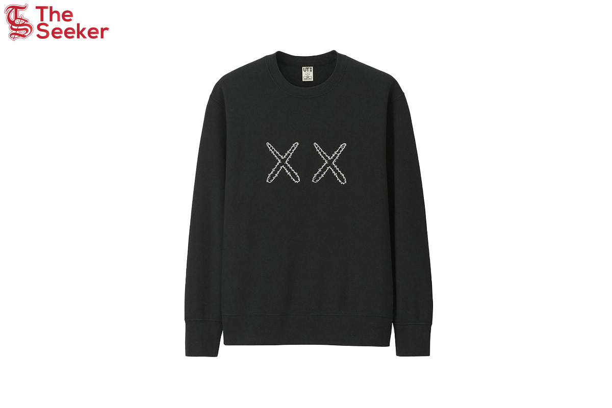 KAWS x Uniqlo x Sesame Street XX Sweatshirt Black