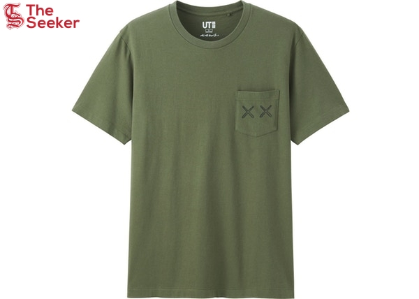 KAWS x Uniqlo XX Pocket Tee (Asia Sizing) Olive