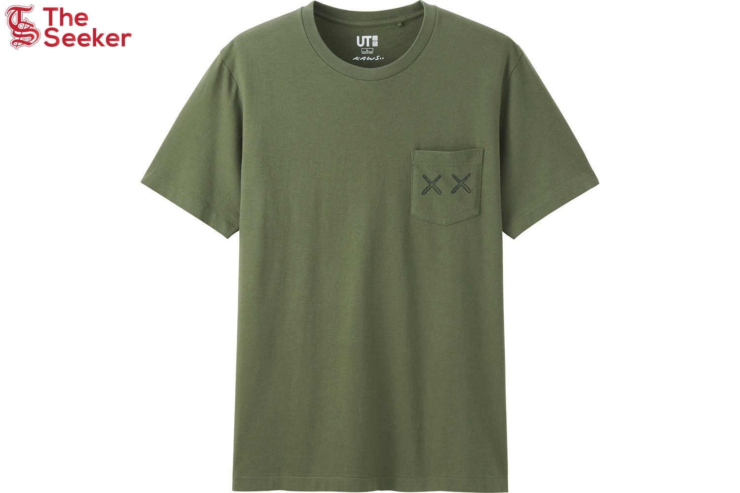 KAWS x Uniqlo XX Pocket Tee Olive