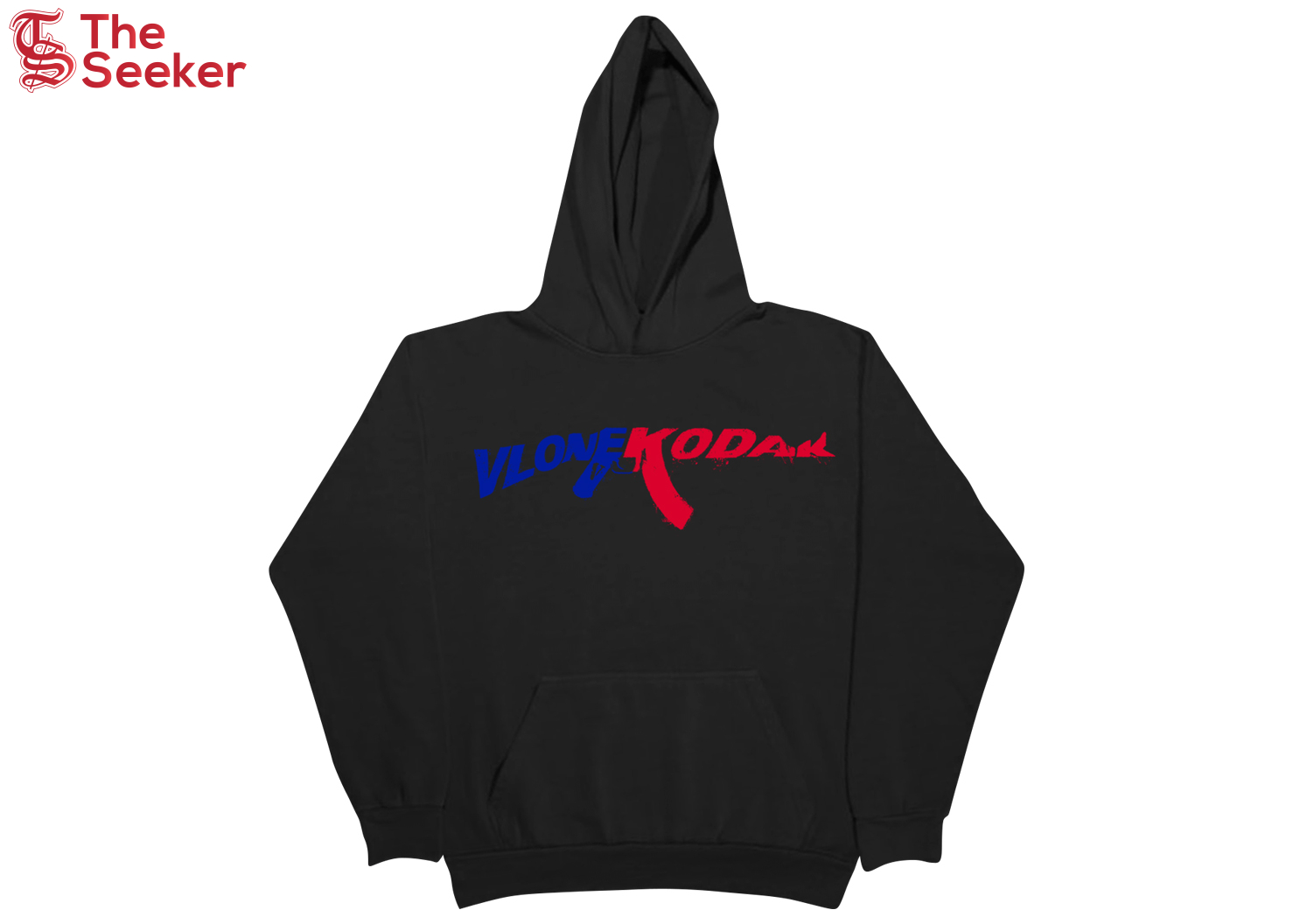Kodak Black x Vlone 47 Hoodie Black